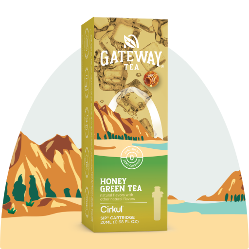 Vitamin-Infused Gateway Honey Green Tea D1OV - Zero-Calorie Multi-Flavor Sip Pods for Water Bottle - Default Title