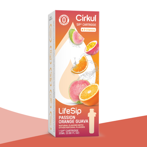 Vitamin-Infused LifeSip Passion Orange Guava 375X - Zero-Calorie Multi-Flavor Sip Pods for Water Bottle - Default Title