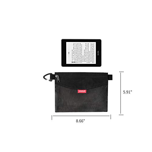 Minimalist pack all Water-Resistant Material Zipper Pouch, Mesh Essentials