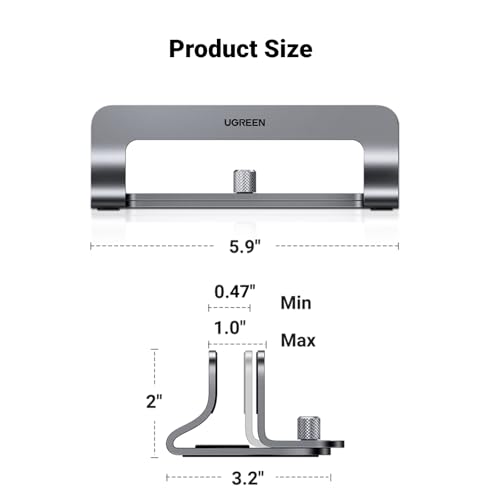luxury UGREEN Vertical Laptop Stand Holder for Desk Compatible with MacBook Essentials