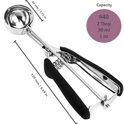 Eco-Friendly Ice Cream Scoop, 18/8 Stainless Steel Cookie Scoop, Cookie Scoops for Daily Use