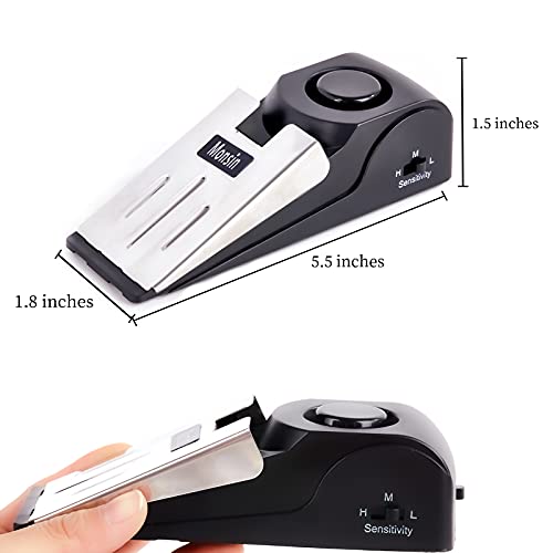 Smart Home Door Stop Alarm, Door Stopper with 120DB Security Alarm, Floor