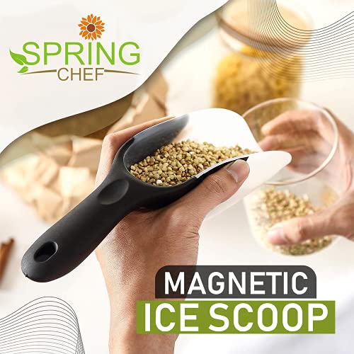 Eco-Friendly Spring Chef Magnetic Ice Scoop for Freezer - Set