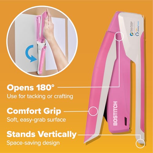 Minimalist Bostitch Office InPower Spring-Powered Desktop Stapler, 20 Set