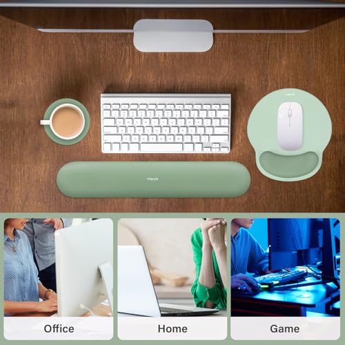 high-quality MOSISO Wrist Rest Support for Mouse Pad&Keyboard Set, Circle Curved Collection