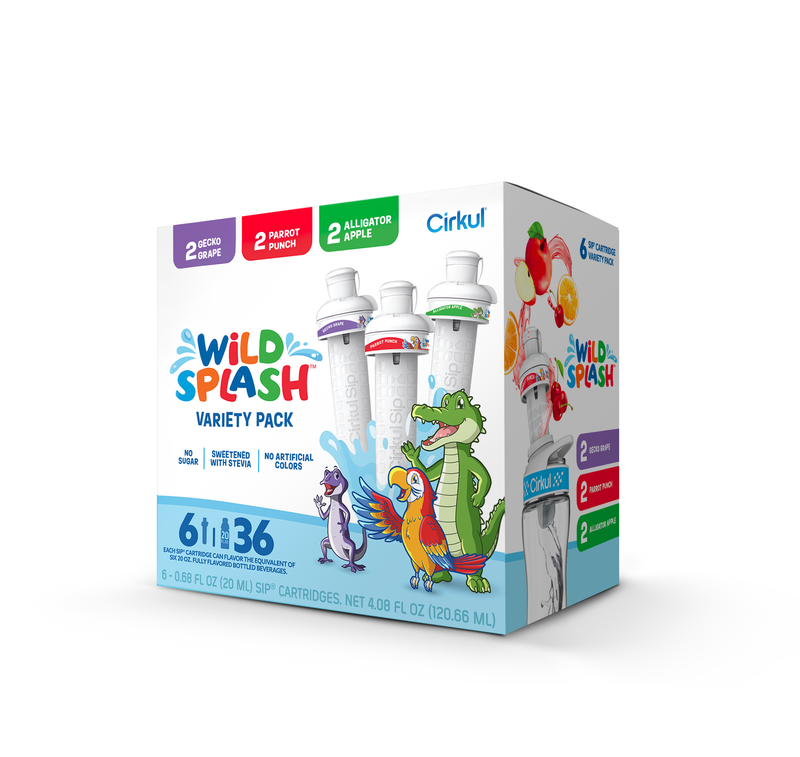 Vitamin-Infused Wild Splash 6-Pack Variety Pack 2TB7 - Vitamin-Infused Natural Refreshing Flavor Core Detail
