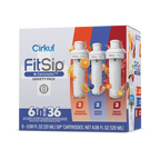 Refreshing Electrolyte FitSip 6-Pack Variety Pack HE3H - Zero-Calorie Multi-Flavor Sip Pods for Water Bottle - Default Title
