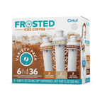 Natural Fruit Flavored Frosted Iced Coffee 6-Pack Variety Pack RAJT - Zero-Calorie Multi-Flavor Sip Pods for Water Bottle - Default Title