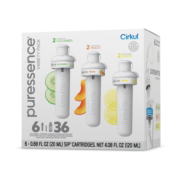 Vitamin-Infused Puressence 6-Pack Variety Pack 3T3F - Vitamin-Infused Natural Refreshing Flavor Core - Default Title