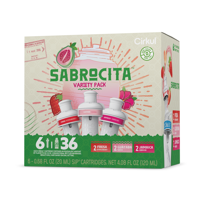 Refreshing Electrolyte Sabrocita 6-Pack Variety Pack E8JI - Vitamin-Infused Natural Refreshing Flavor Core - Default Title
