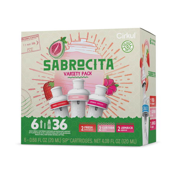 Refreshing Electrolyte Sabrocita 6-Pack Variety Pack E8JI - Vitamin-Infused Natural Refreshing Flavor Core - Default Title