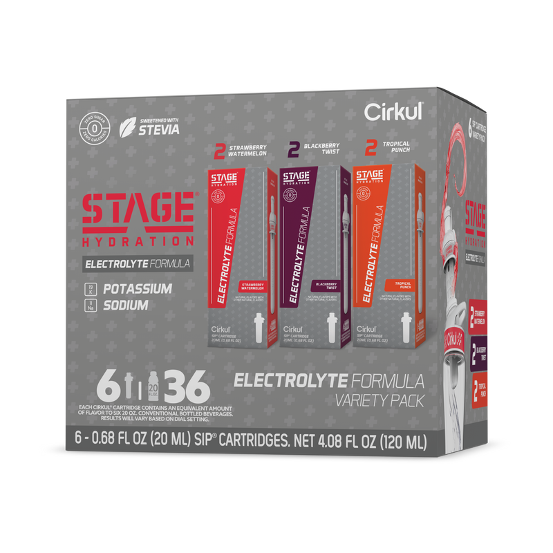 Refreshing Electrolyte Stage 6-Pack Variety Pack 4ZSP - Vitamin-Infused Natural Refreshing Flavor Core - Default Title