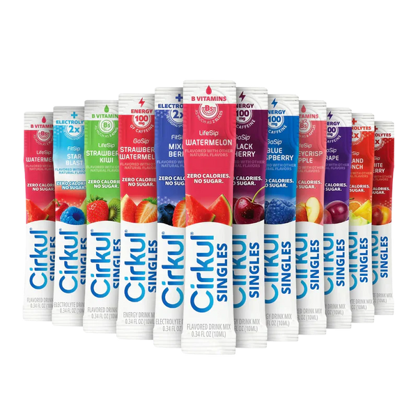 Vitamin-Infused 24-Pack  Singles Variety Bundle GXPG - Zero-Calorie Multi-Flavor Sip Pods for Water Bottle - Default Title