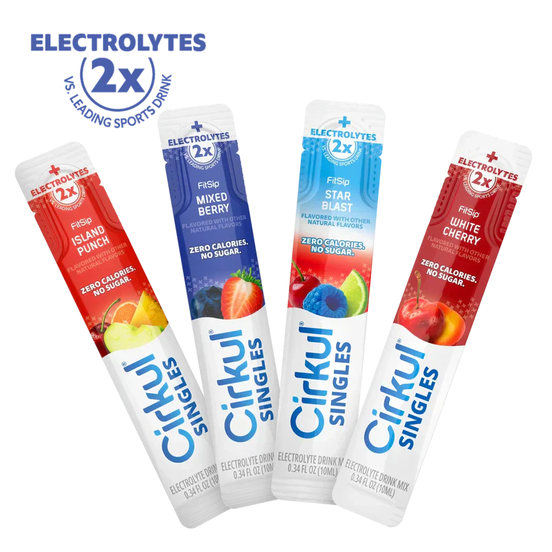 Refreshing Electrolyte 16-Pack  Singles FitSip Bundle J8XB - Vitamin-Infused Natural Refreshing Flavor Core - Default Title
