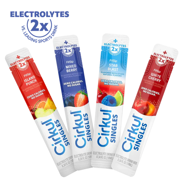 Refreshing Electrolyte 16-Pack  Singles FitSip Bundle J8XB - Vitamin-Infused Natural Refreshing Flavor Core - Default Title
