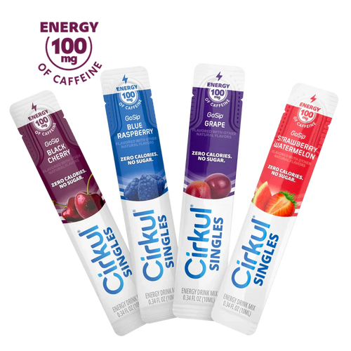 Natural Fruit Flavored 16-Pack  Singles GoSip Bundle H74N - Vitamin-Infused Natural Refreshing Flavor Core - Default Title
