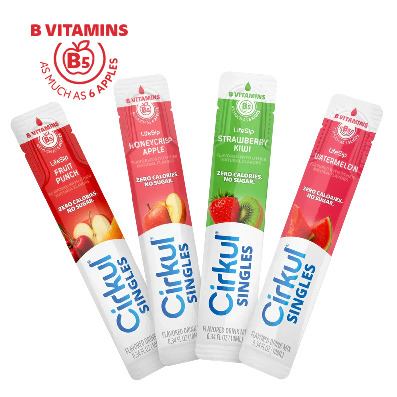 Natural Fruit Flavored 16-Pack  Singles LifeSip Bundle TIN3 - Sugar-Free Fruit Flavor Cartridge Refill - Default Title