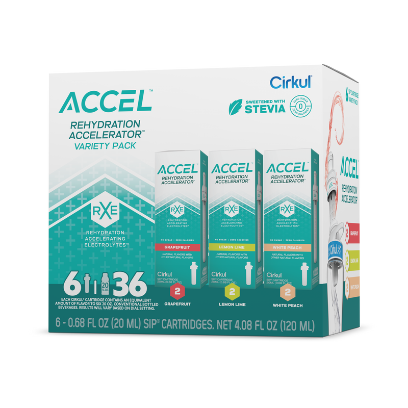 Zero-Calorie Accel 6-Pack Variety Pack IZ9I - Zero-Calorie Multi-Flavor Sip Pods for Water Bottle - Default Title
