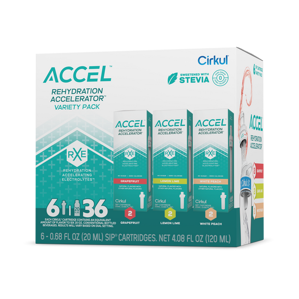 Zero-Calorie Accel 6-Pack Variety Pack IZ9I - Zero-Calorie Multi-Flavor Sip Pods for Water Bottle - Default Title