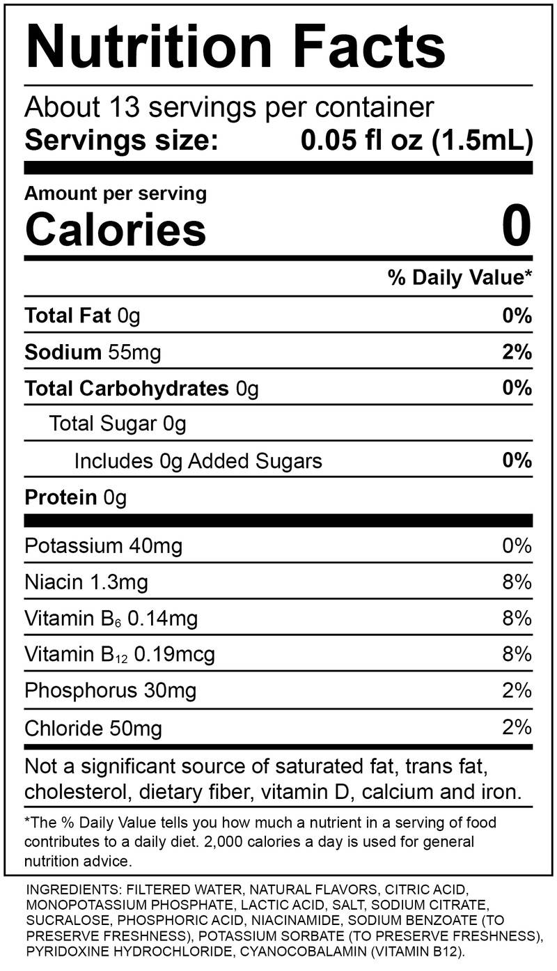 Sugar-Free FitSip Grape Berry Blast DPFR - Vitamin-Infused Natural Refreshing Flavor Core Detail