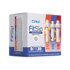 Refreshing Electrolyte FitSip 6-Pack Variety Pack HE3H - Zero-Calorie Multi-Flavor Sip Pods for Water Bottle Detail