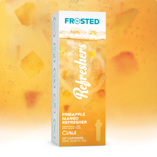 Natural Fruit Flavored Frosted Pineapple Mango Refresher DCGF - Zero-Calorie Multi-Flavor Sip Pods for Water Bottle - Default Title