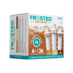 Natural Fruit Flavored Frosted Iced Coffee 6-Pack Variety Pack RAJT - Zero-Calorie Multi-Flavor Sip Pods for Water Bottle Detail