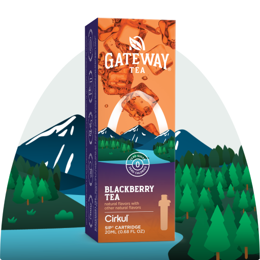Vitamin-Infused Gateway Blackberry Tea BDE1 - Zero-Calorie Multi-Flavor Sip Pods for Water Bottle - Default Title