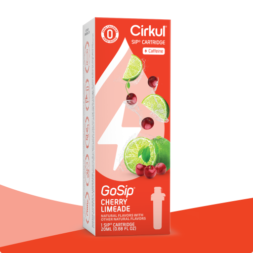 Vitamin-Infused GoSip Cherry Limeade 1XY7 - Electrolyte Hydration Enhanced Taste Cartridges - Default Title