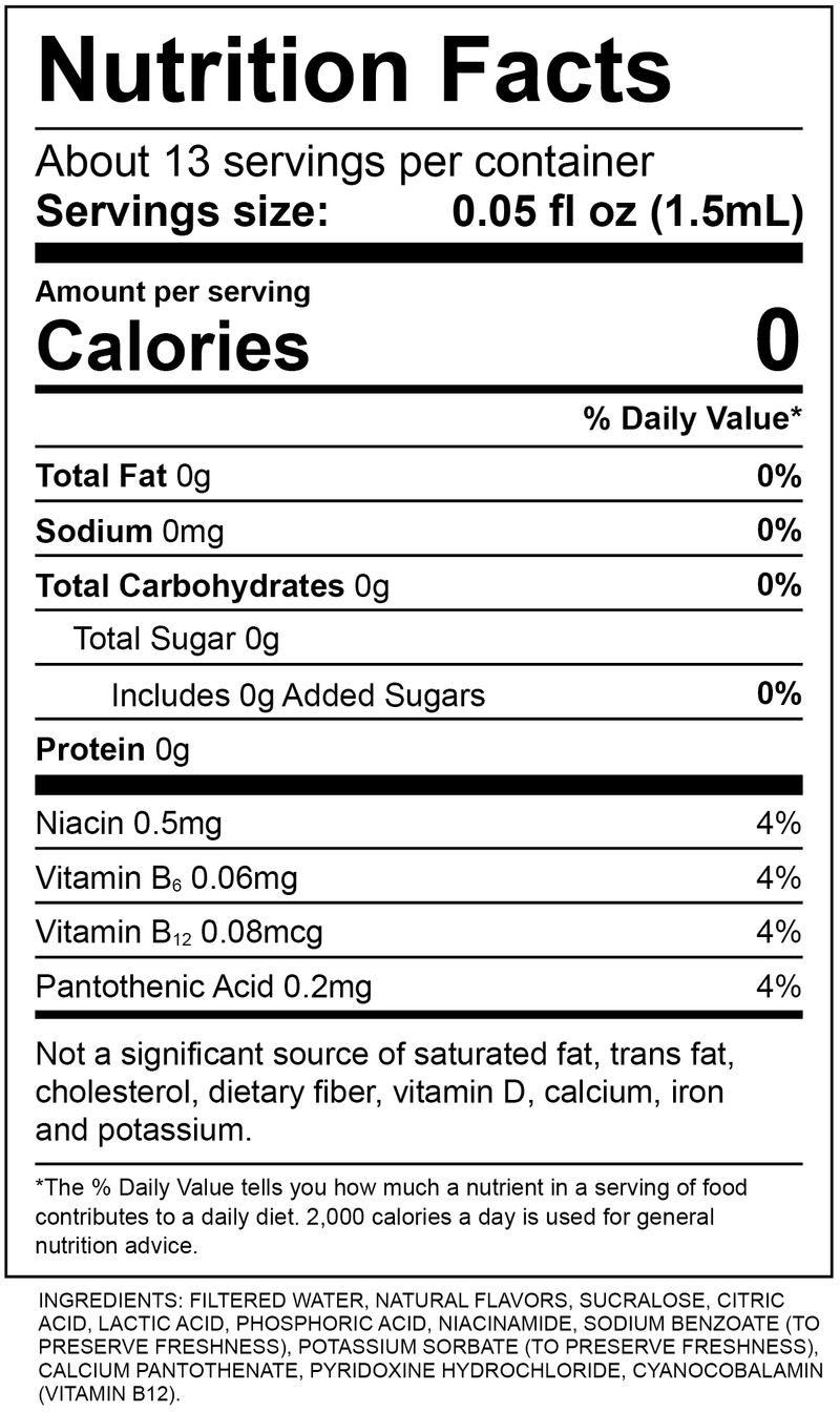 Vitamin-Infused LifeSip Pear Lemon Twist L82Z - Vitamin-Infused Natural Refreshing Flavor Core Detail