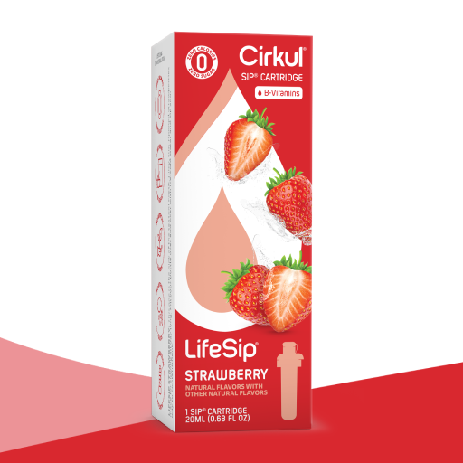 Natural Fruit Flavored LifeSip Strawberry ZNZ2 - Sugar-Free Fruit Flavor Cartridge Refill - Default Title