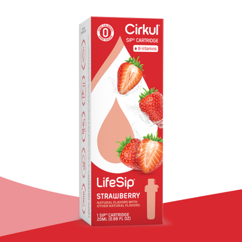 Natural Fruit Flavored LifeSip Strawberry ZNZ2 - Sugar-Free Fruit Flavor Cartridge Refill - Default Title