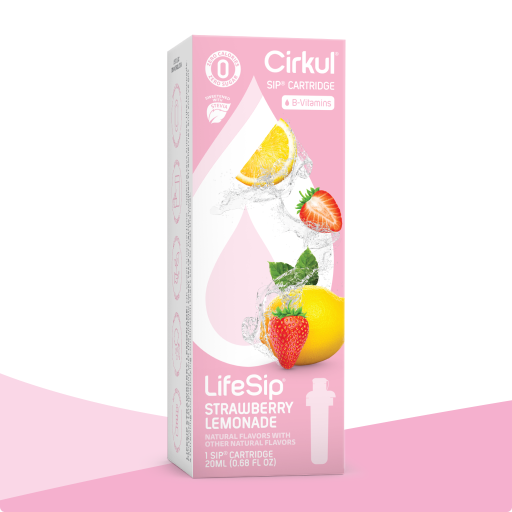 Natural Fruit Flavored LifeSip Strawberry Lemonade (Stevia) QJJ2 - Vitamin-Infused Natural Refreshing Flavor Core - Default Title