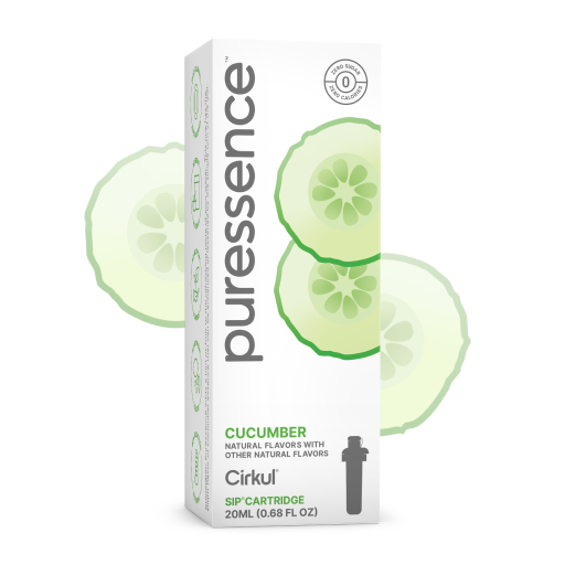 Natural Fruit Flavored Puressence Cucumber (Unsweetened) 5WHH - Electrolyte Hydration Enhanced Taste Cartridges - Default Title