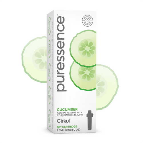 Natural Fruit Flavored Puressence Cucumber (Unsweetened) 5WHH - Electrolyte Hydration Enhanced Taste Cartridges - Default Title