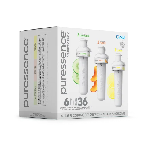 Vitamin-Infused Puressence 6-Pack Variety Pack 3T3F - Vitamin-Infused Natural Refreshing Flavor Core Detail