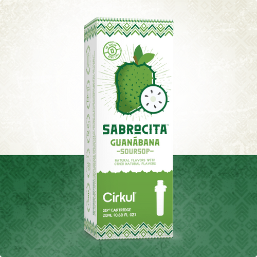 Natural Fruit Flavored Sabrocita Soursop PR3E - Sugar-Free Fruit Flavor Cartridge Refill - Default Title
