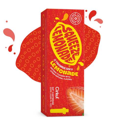 Sugar-Free Squeeze Strawberry Lemonade 8PNR - Electrolyte Hydration Enhanced Taste Cartridges - Default Title