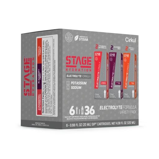Refreshing Electrolyte Stage 6-Pack Variety Pack 4ZSP - Vitamin-Infused Natural Refreshing Flavor Core Detail