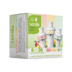 Refreshing Electrolyte Verda 6-Pack Variety Pack CT2I - Sugar-Free Fruit Flavor Cartridge Refill Detail